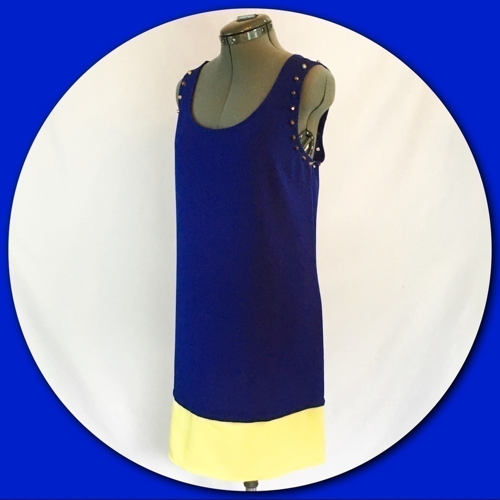 𝅺perch by Blu Pepper 💕Color Block Shift Dress💕